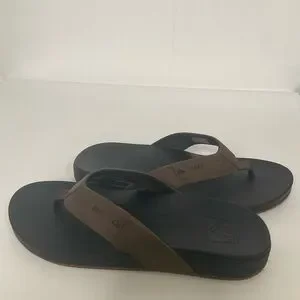 Reef Men’s Cushion Spring Brown and Black Casual Flip-Flops, NWOT’s Size 10. Premium Reef Phantom Flip Flops | Cushioned Men main image 4